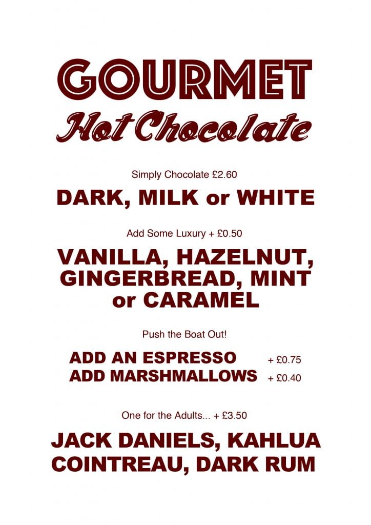 Gourmet Hot Chocolate